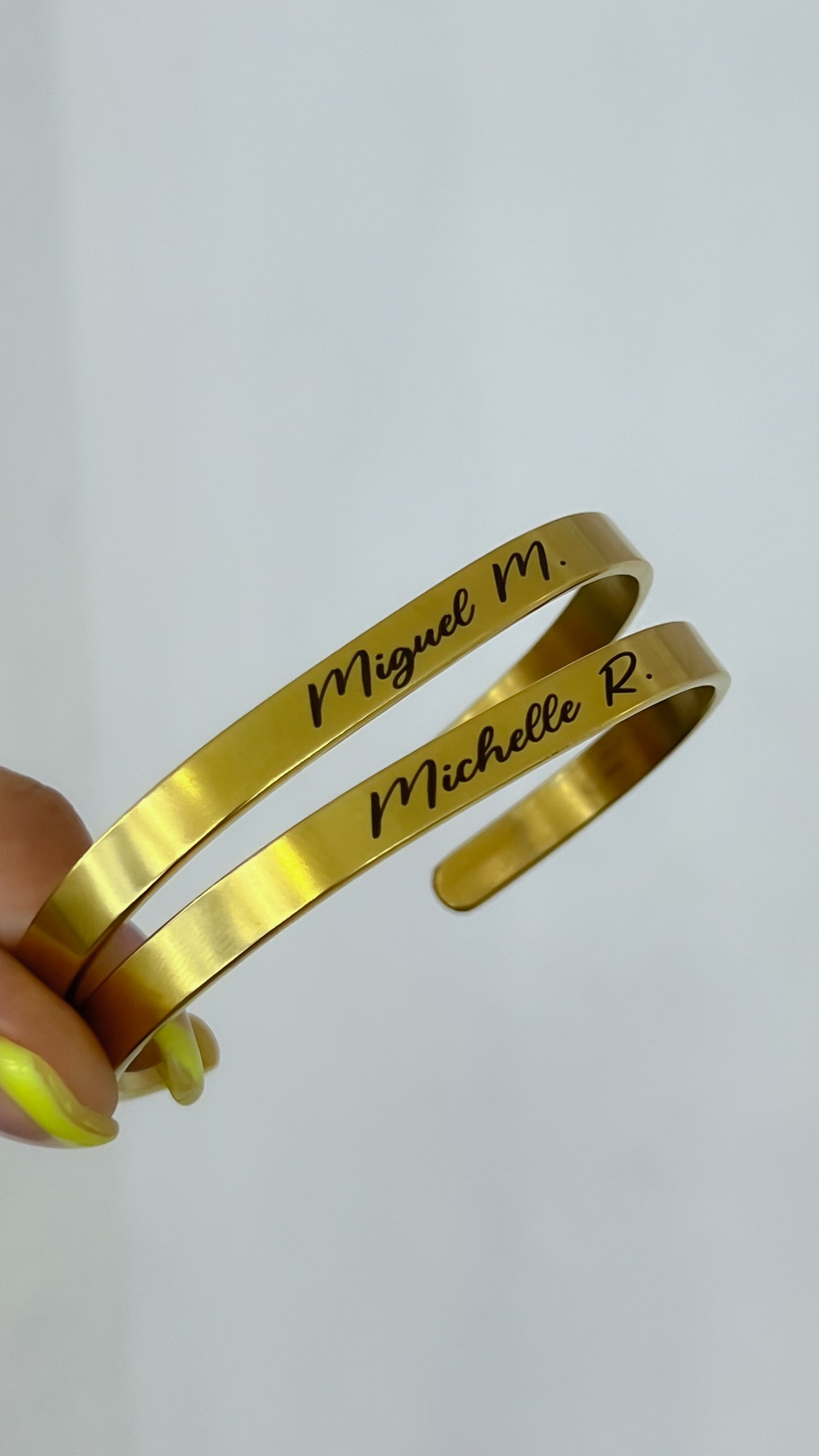 Brazalete personalizado Acero 6 mm