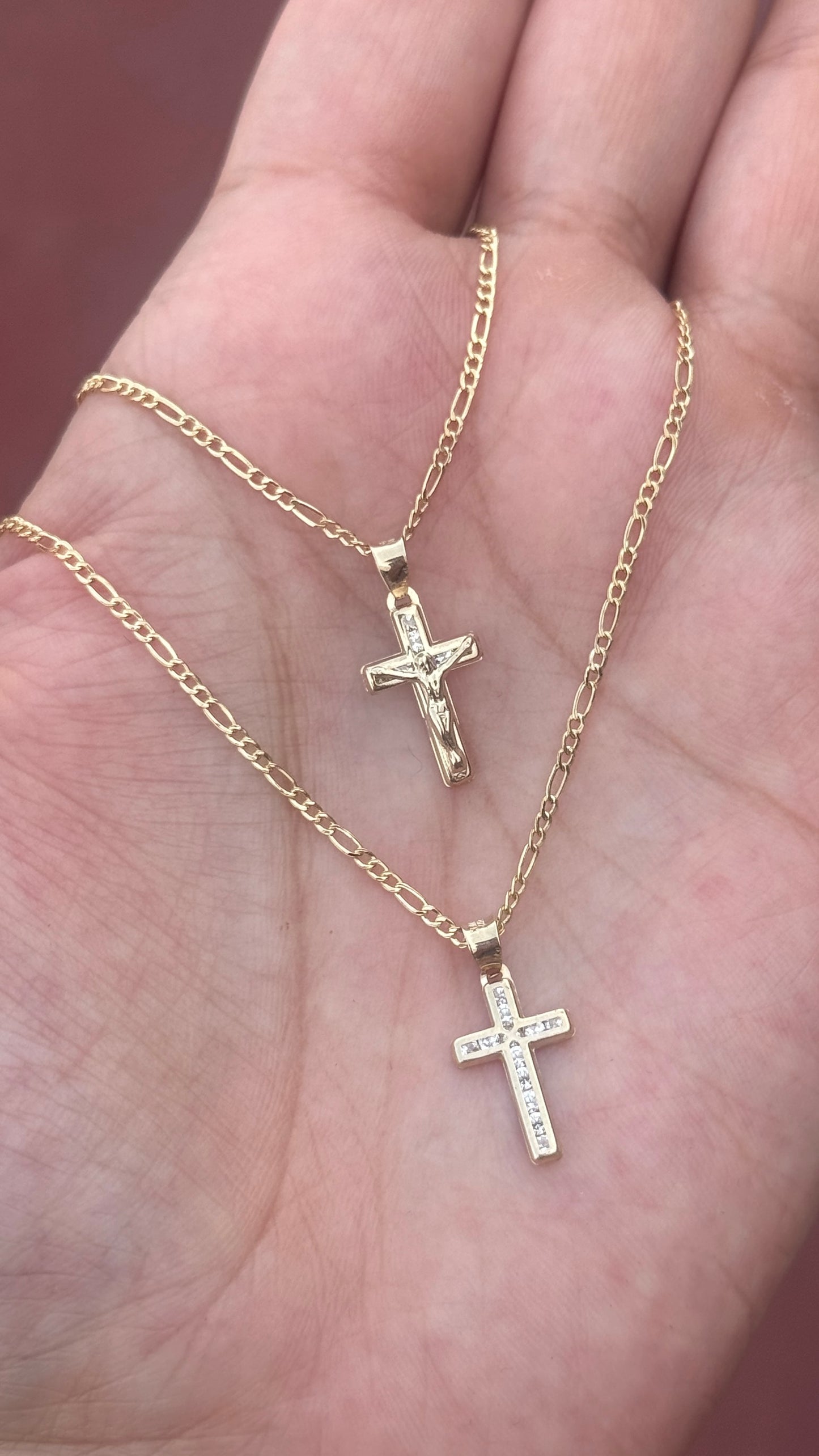 Cadena con Cristo Oro 10k