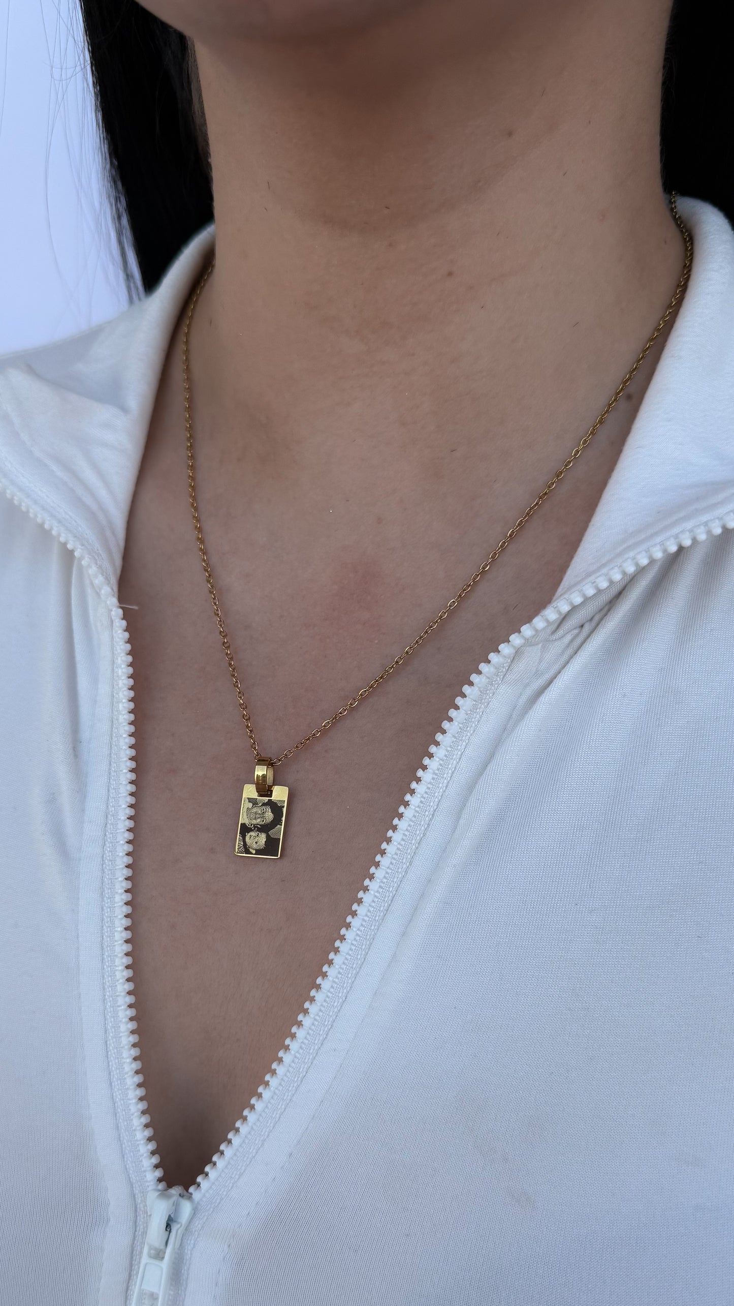 Collar Verona - personalizado con fotografia en acero