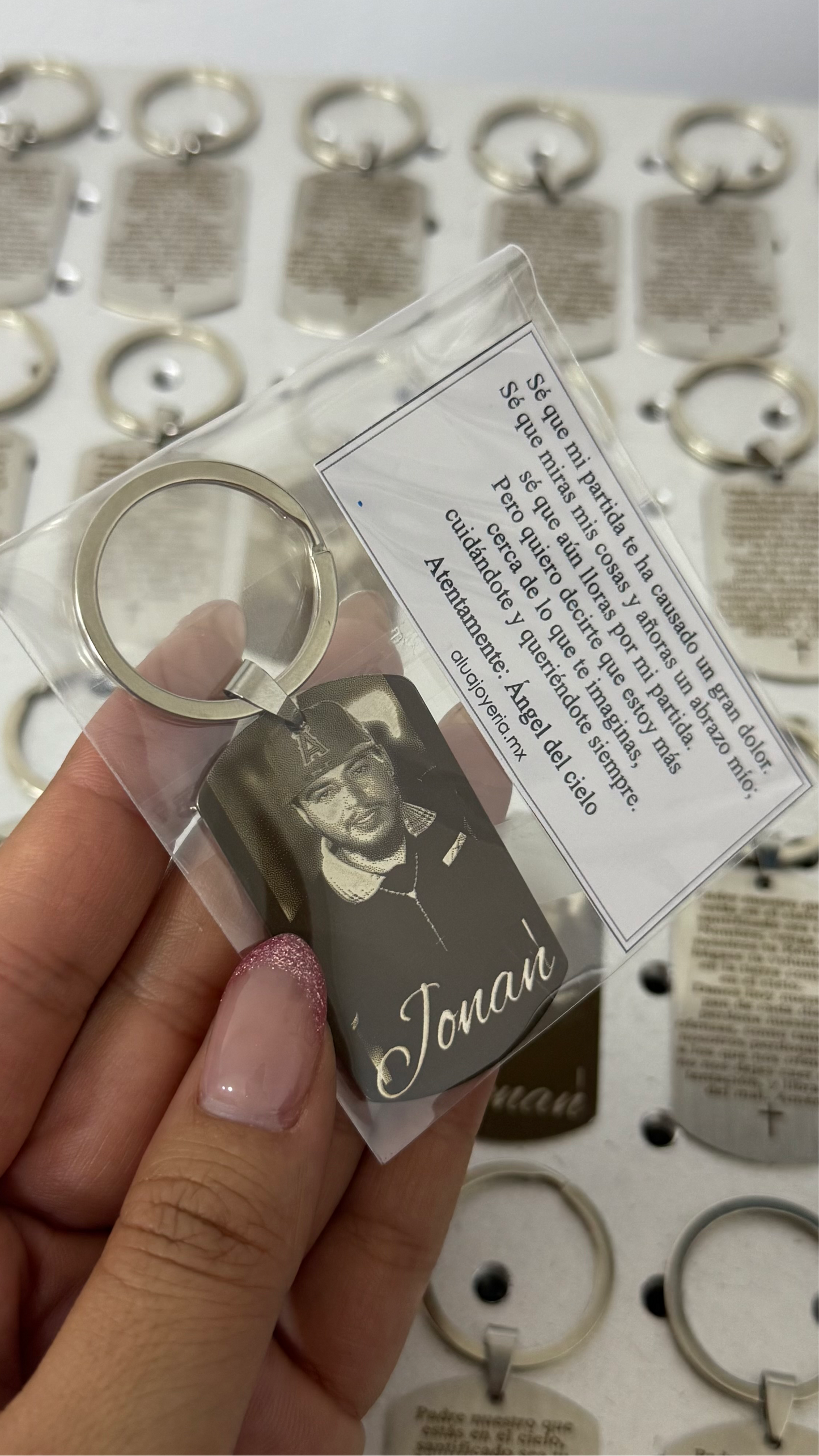 Paquete llaveros conmemorativos - Personalizados con foto