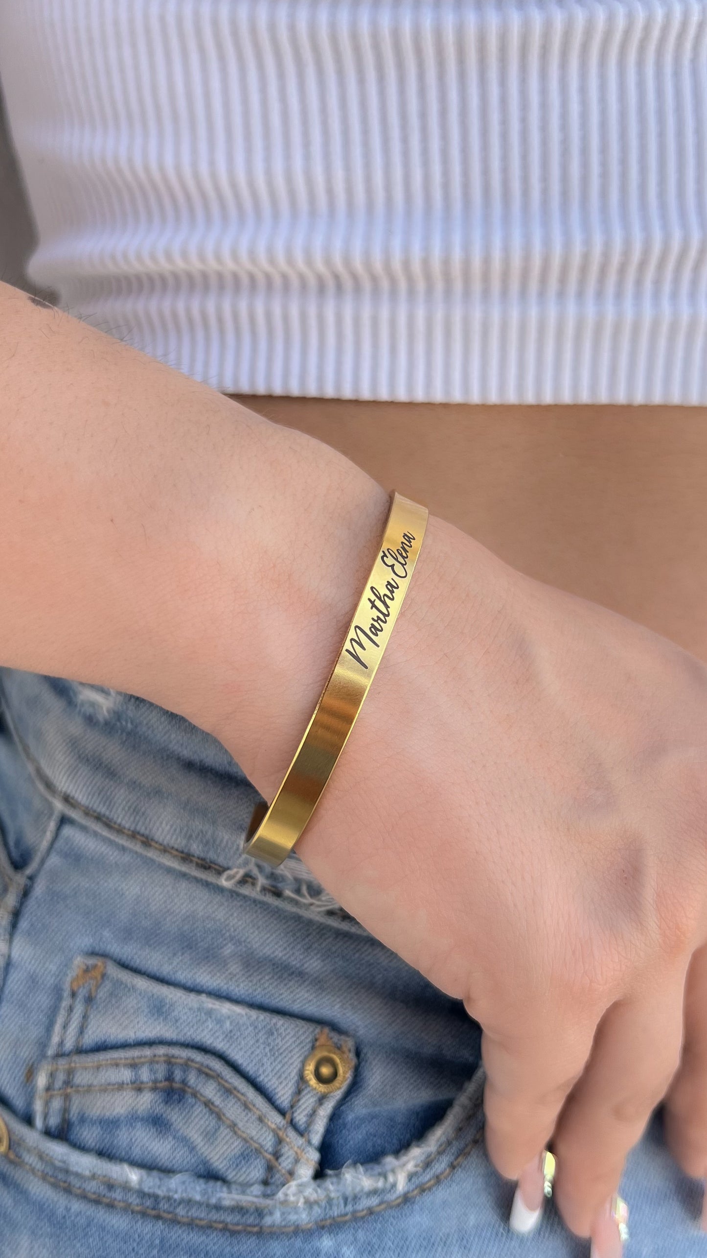 Brazalete personalizado Acero 6 mm