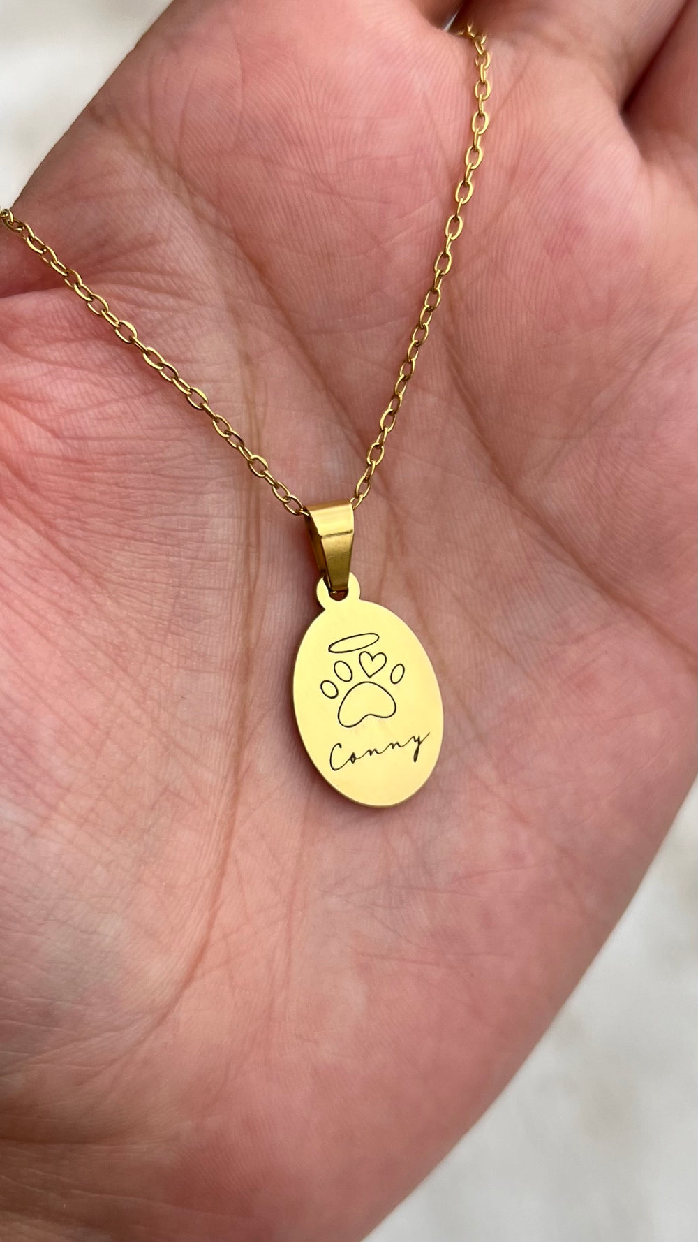 Collar óvalo mascota