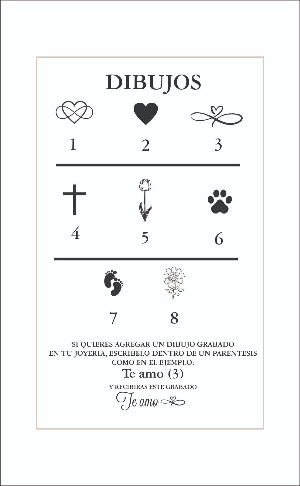 Collar corazón Mensaje secreto