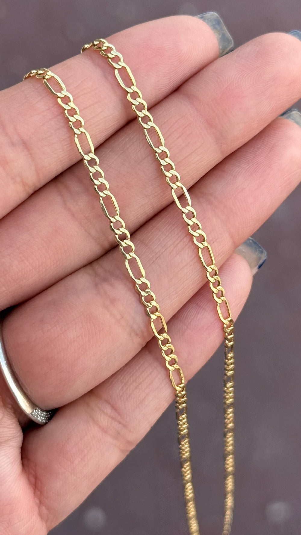 Cadena Cartier 3 mm Oro 10k italiano