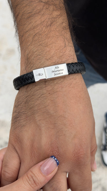 Pulso Alex – Acero Plateado Personalizado