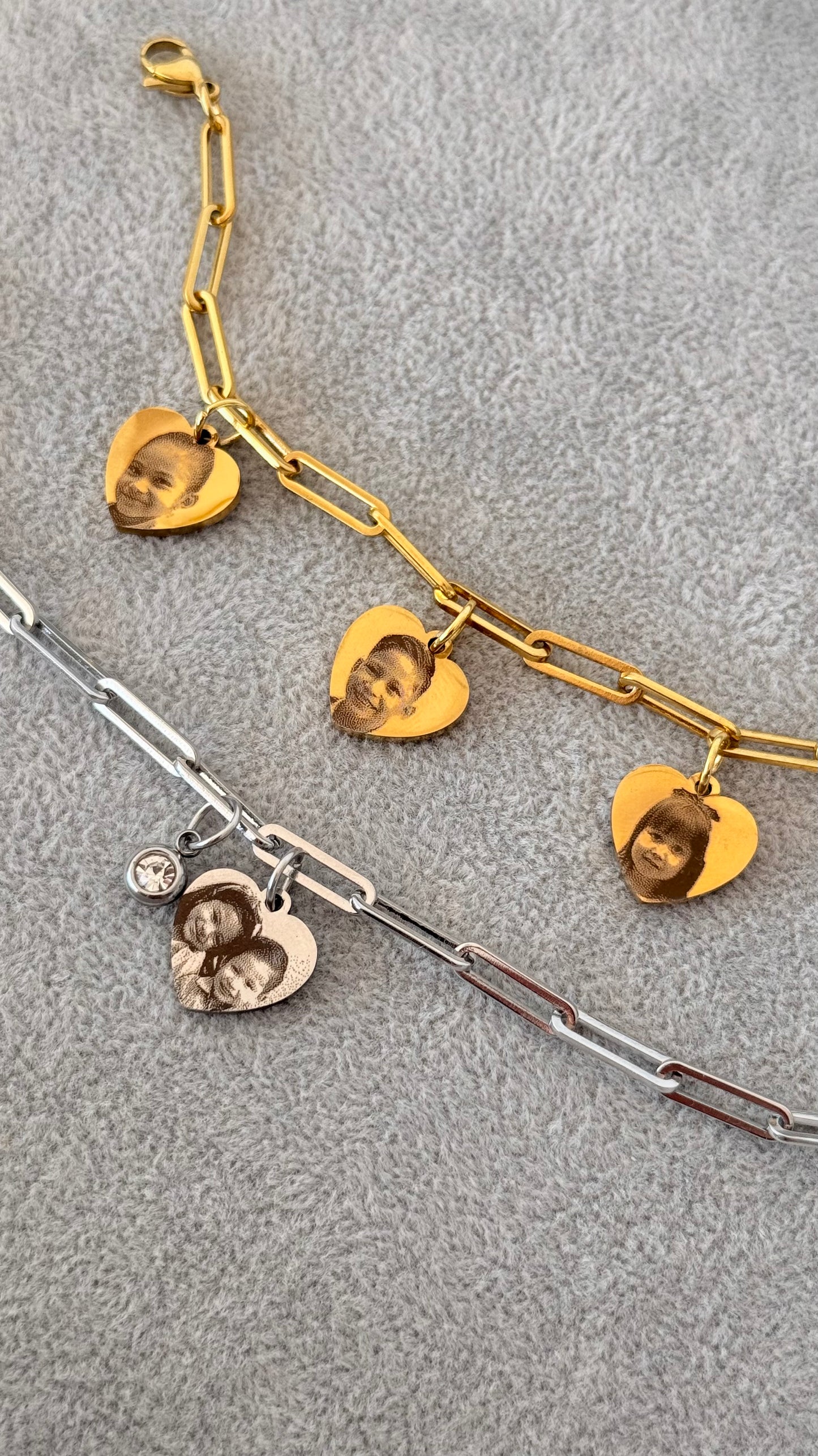Pulsera corazones