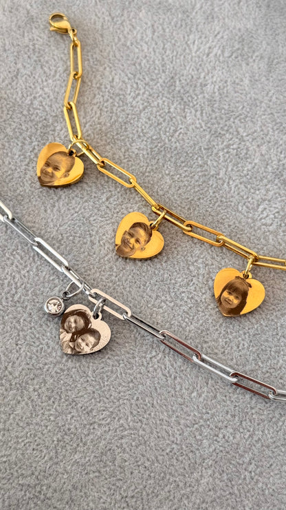 Pulsera corazones
