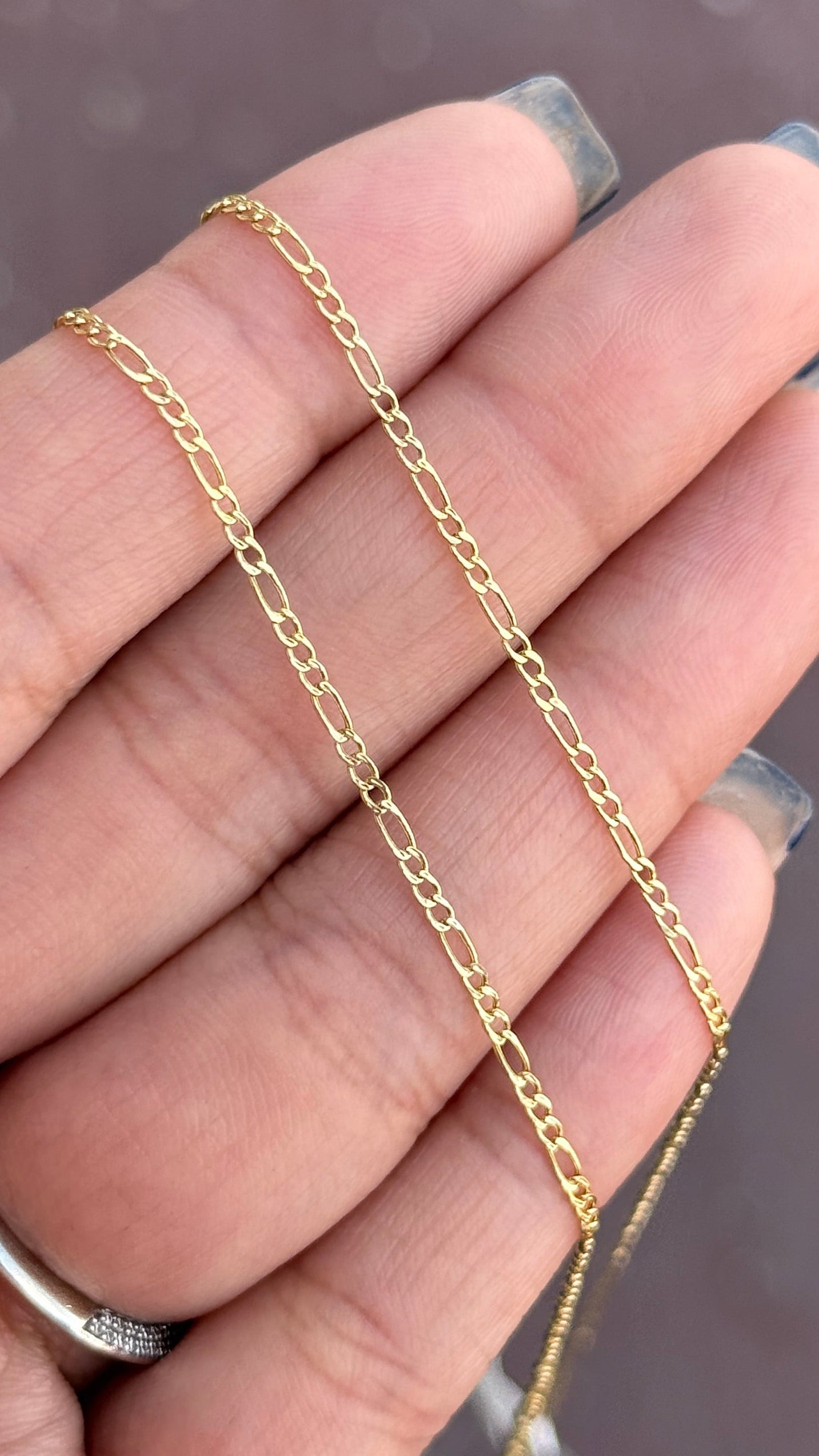 Cadena Cartier 2 mm Oro 10k italiano