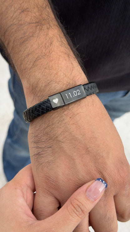 Pulso Alex Black – Acero Negro Personalizado