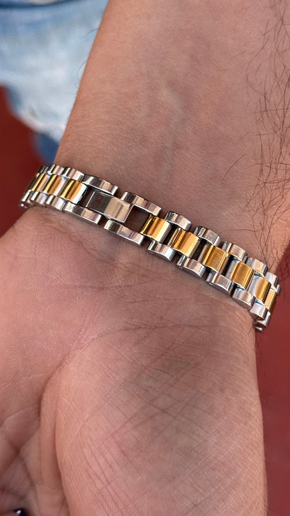 Pulso estilo Rolex personalizado - Acero inoxidable