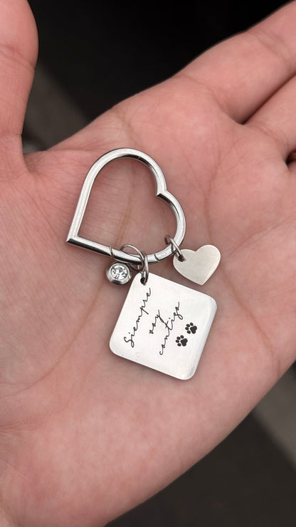 Llavero Sam - Personalizado con foto en Acero