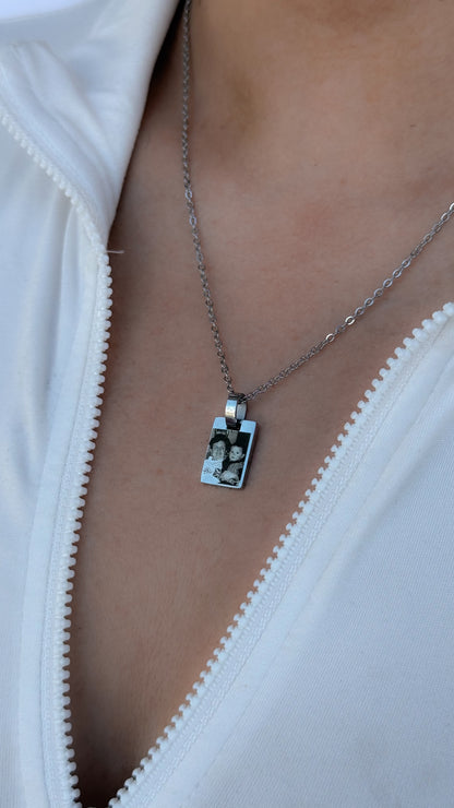 Collar Verona - personalizado con fotografia en acero