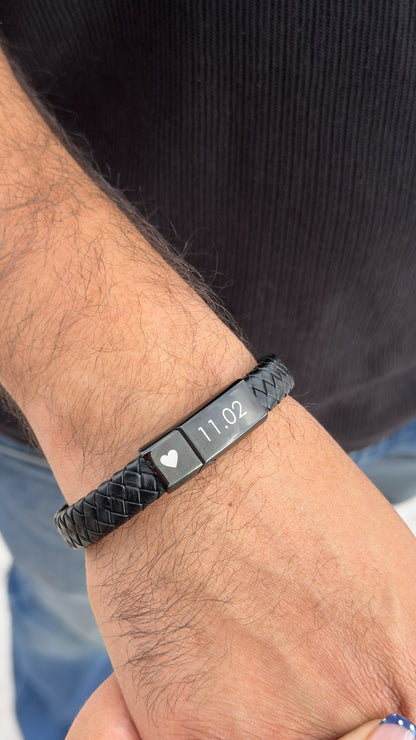 Pulso Alex Black – Acero Negro Personalizado