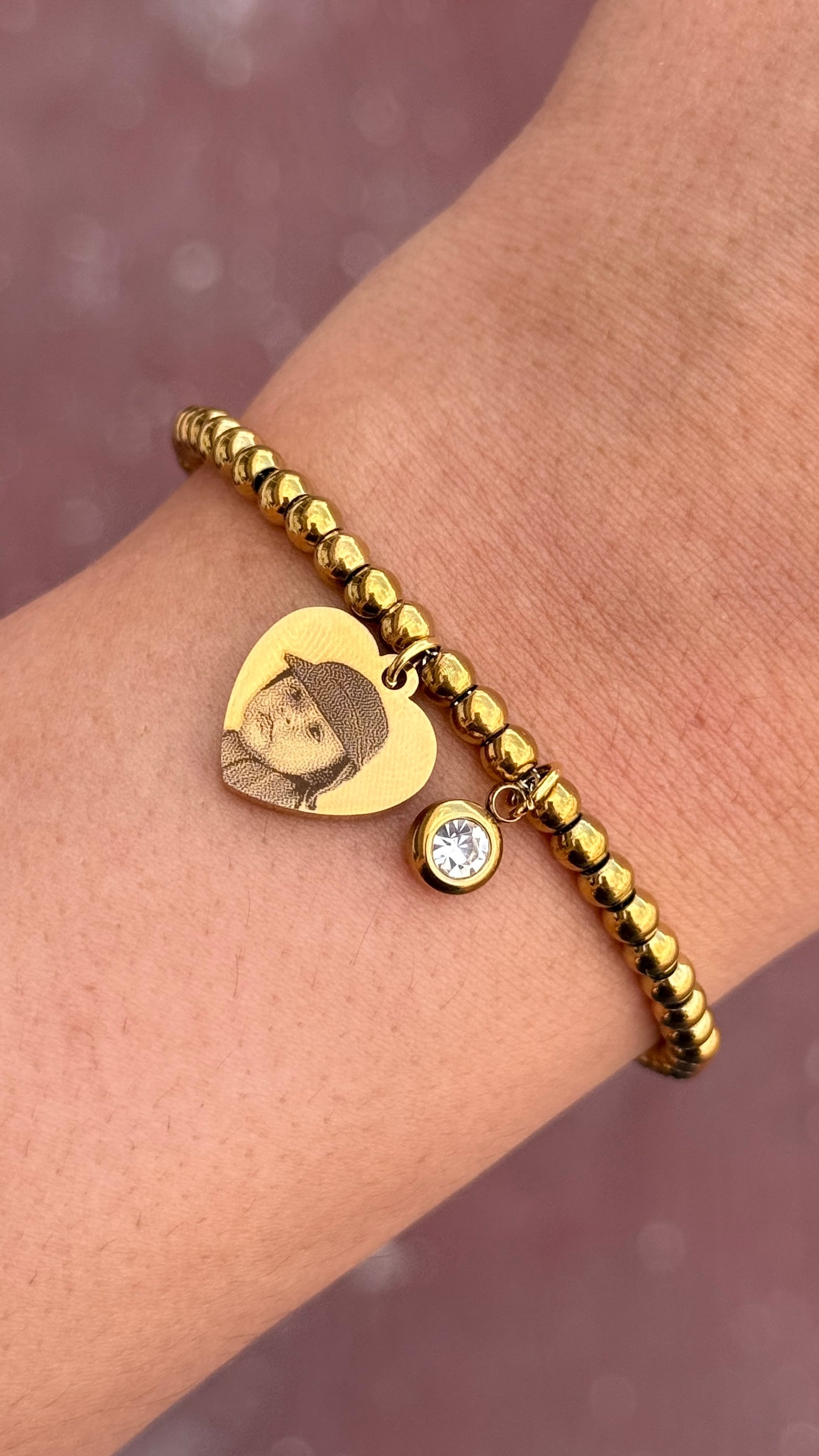 Pulsera Dante - Fotograbada en acero inoxidable