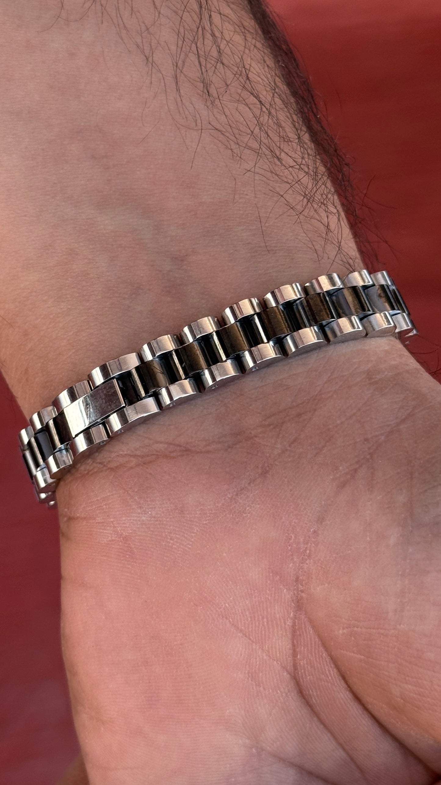 Pulso estilo Rolex personalizado - Acero inoxidable