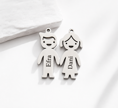 Dije Extra Personalizado de Niño o Niña