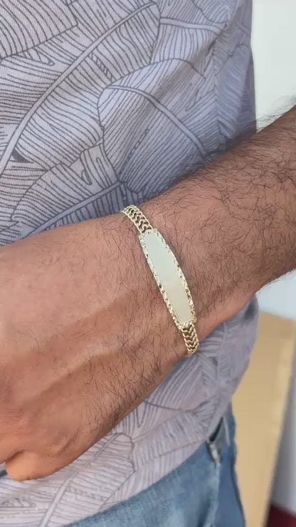 Esclava estilo Petatillo personalizada en Oro 10k
